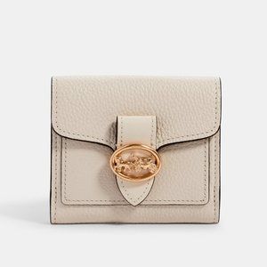 Coach Georgie Wallet in Cream/Chalk White
